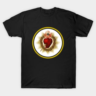 Consecration to the Sacred Heart of Jesus Picture Catholic T-Shirt